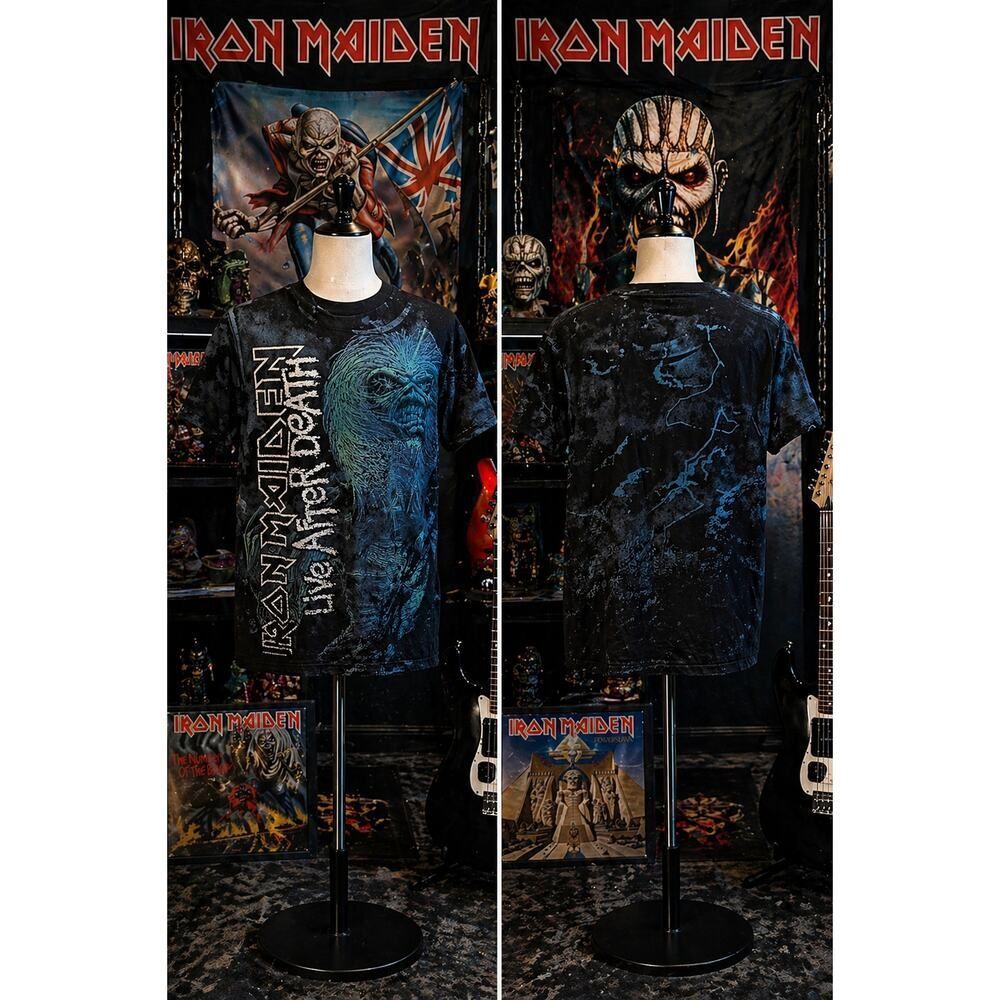 Iron Maiden Eddie Graphic T-Shirt XL Electric Circus Black Rock Tee